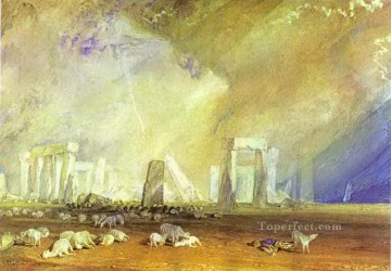 Stonehenge Turner Pinturas al óleo